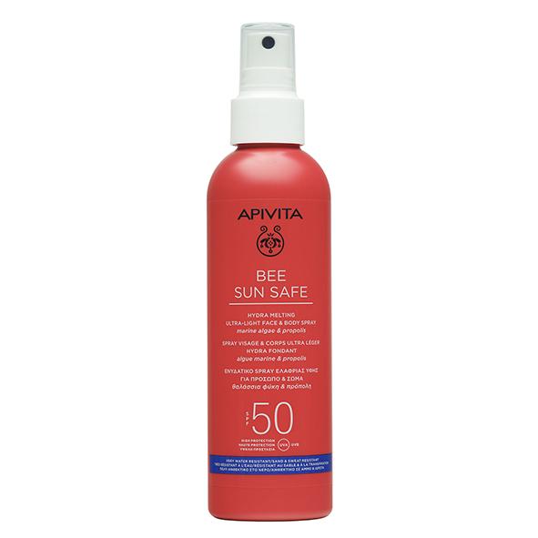 APIVITA Bee Sun Safe Hydra Melting Ultra-Light Face & Body Spray SPF50