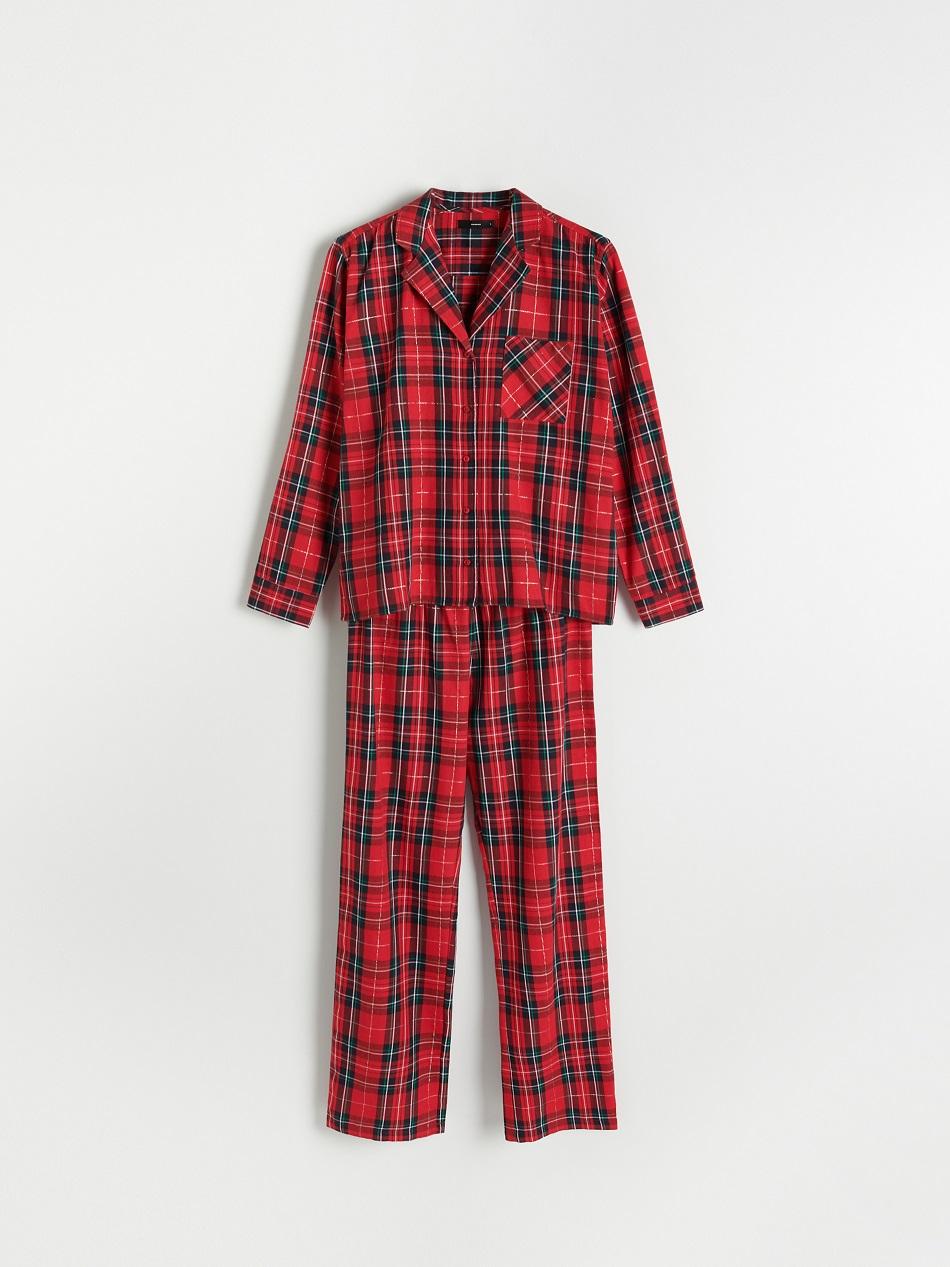 Dvojdielne kárované pyžamo