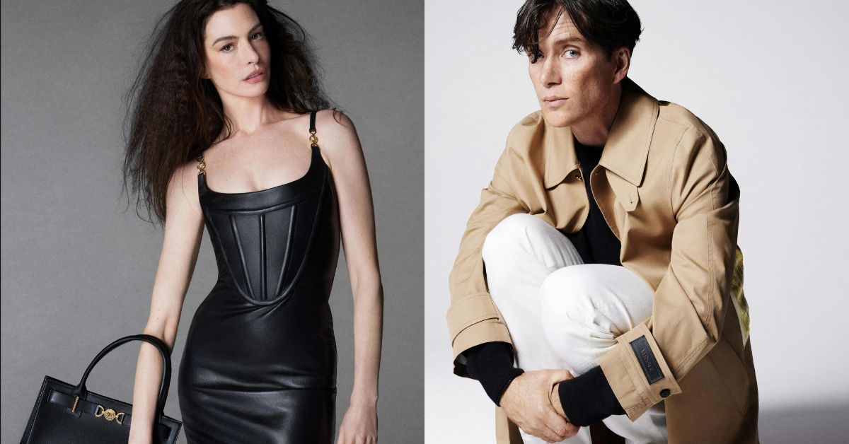 Anne Hathaway a Cillian Murphy hviezdia v novej kampani Versace