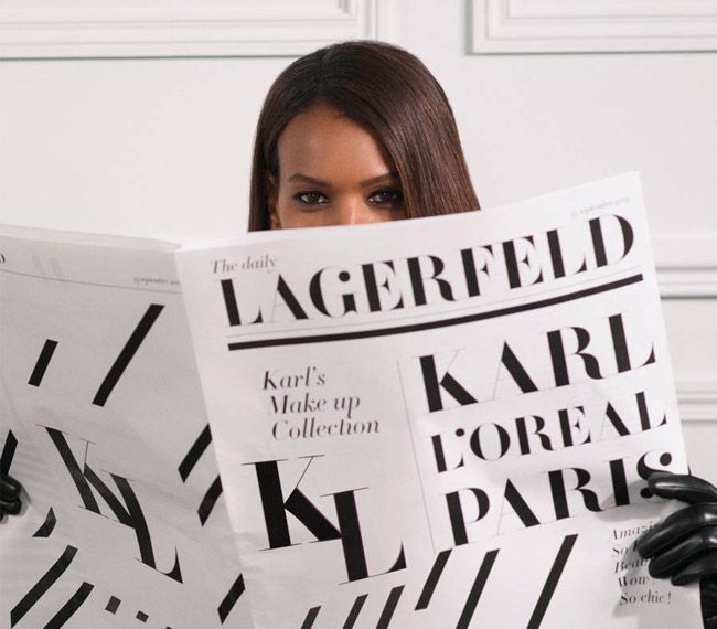 Karl Lagerfeld vytvoril kolekciu s L’Oréal