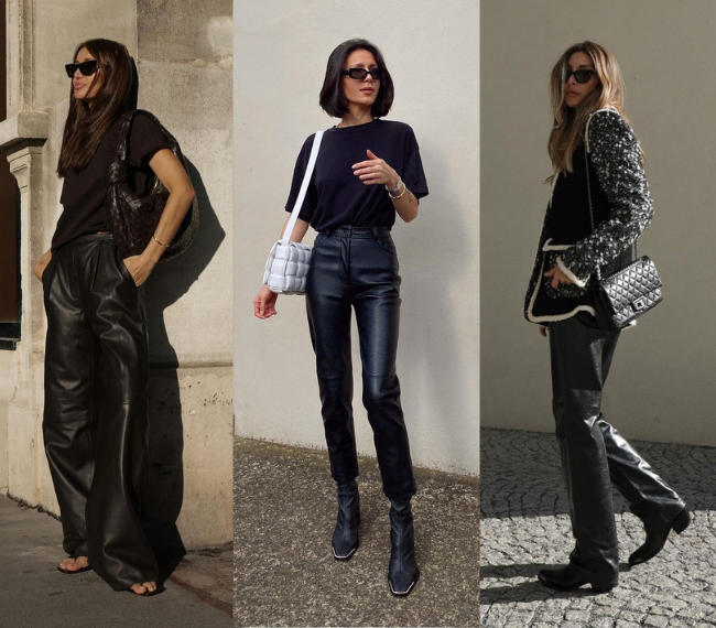 Leather pants: Takto ich nosia naše obľúbené módne ikony!