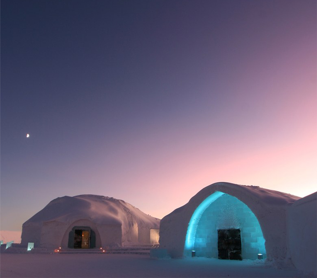 Winter wonderland: Hotely v igloo