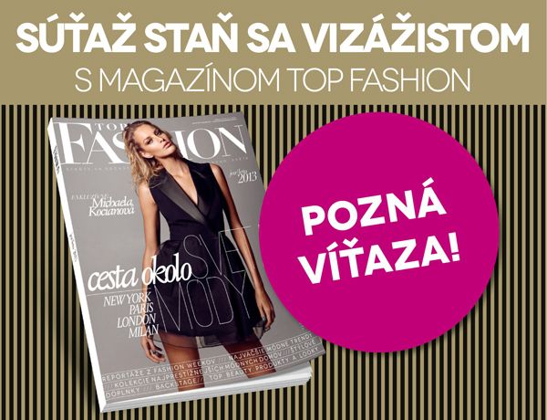 Súťaž „Staň sa vizážistom s magazínom Top Fashion“ pozná svojho víťaza!